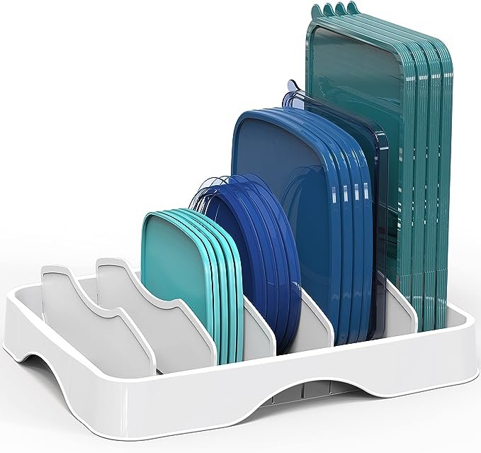 Lid organiser rack